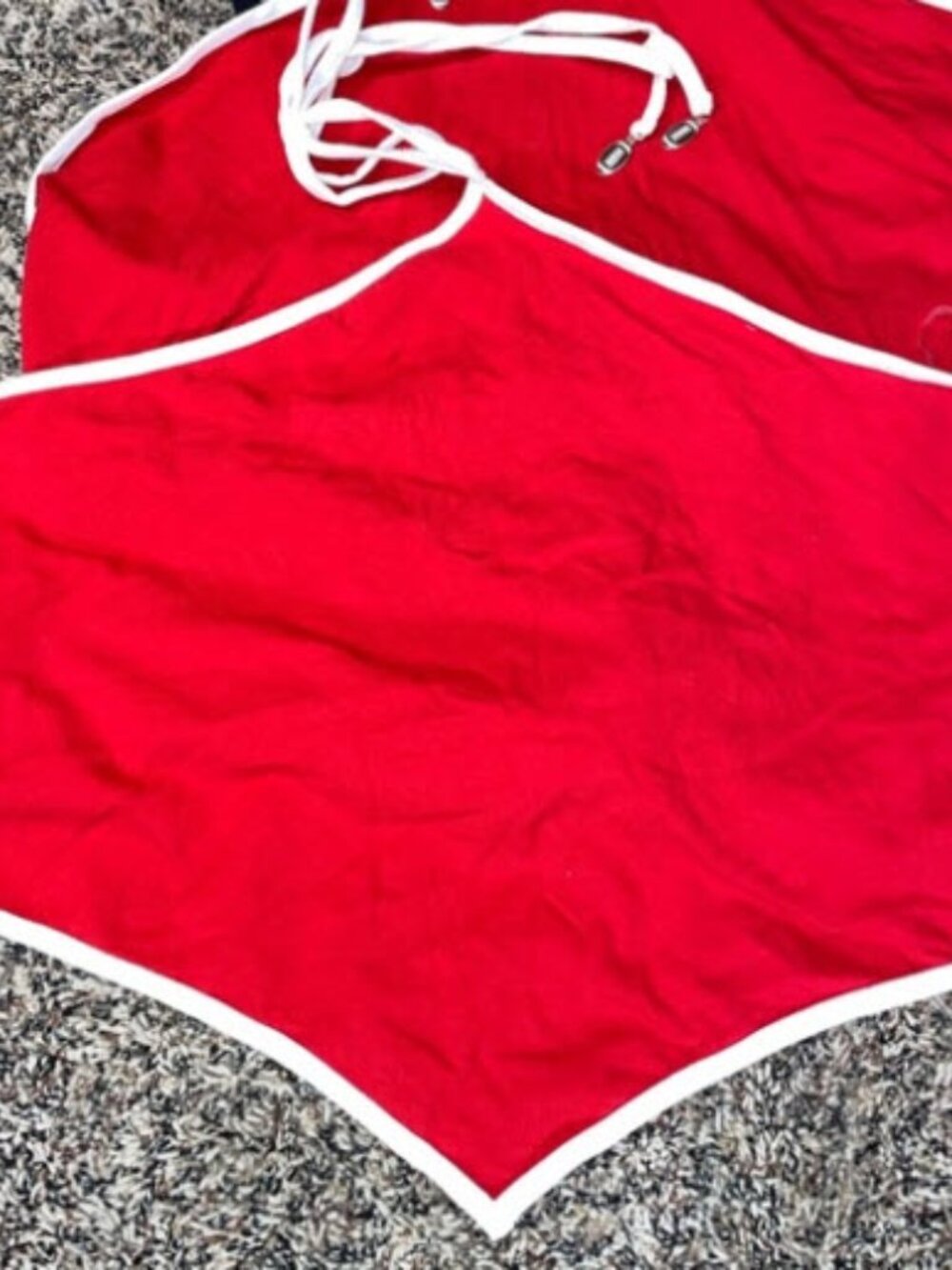 Women's Game Day Football Charm Halter Top - Wild Fable - Red XL - Picture 4 of 4